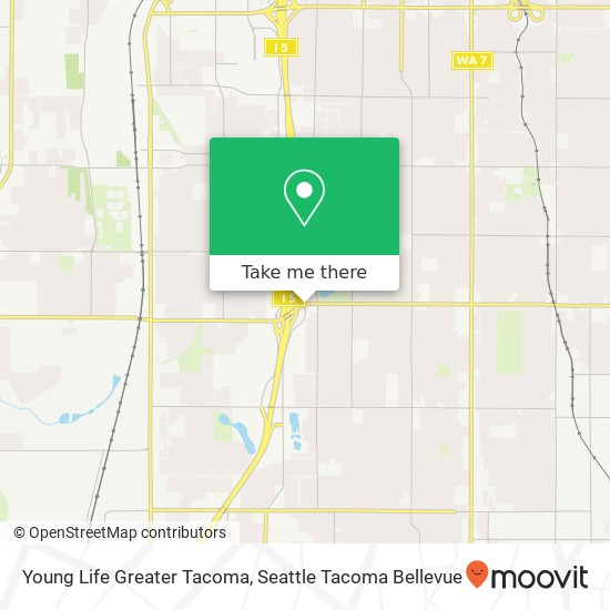 Young Life Greater Tacoma map