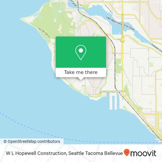 W L Hopewell Construction map
