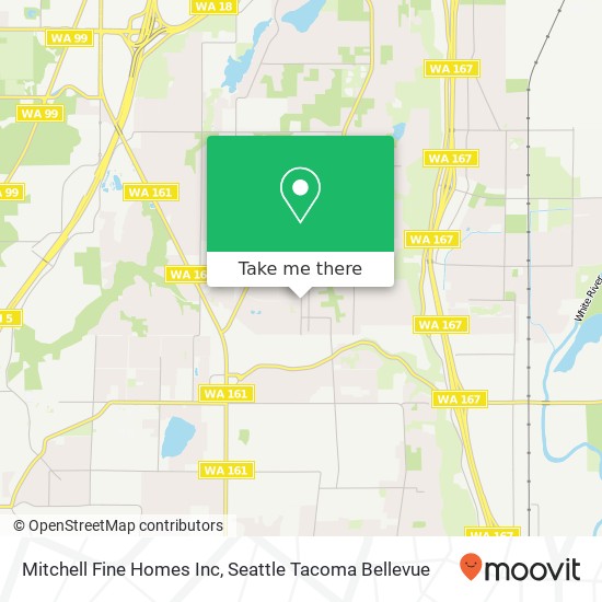 Mapa de Mitchell Fine Homes Inc