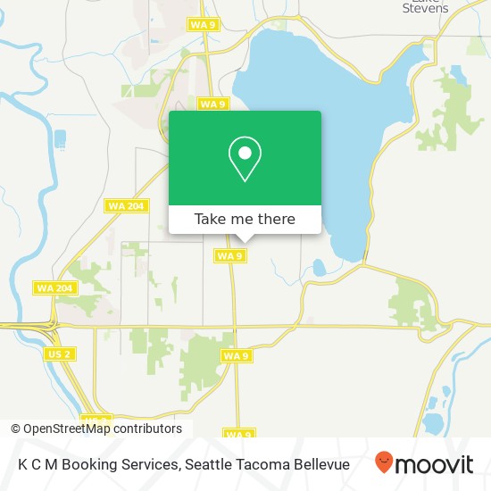 Mapa de K C M Booking Services