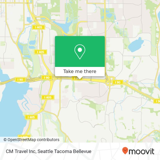 CM Travel Inc map