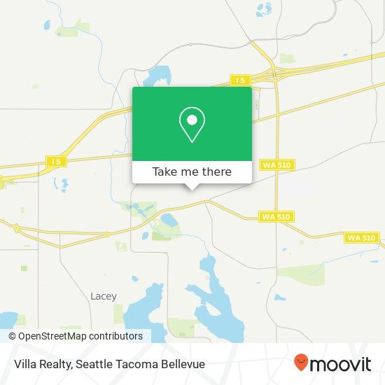 Villa Realty map