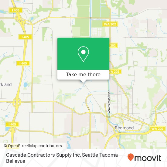 Cascade Contractors Supply Inc map