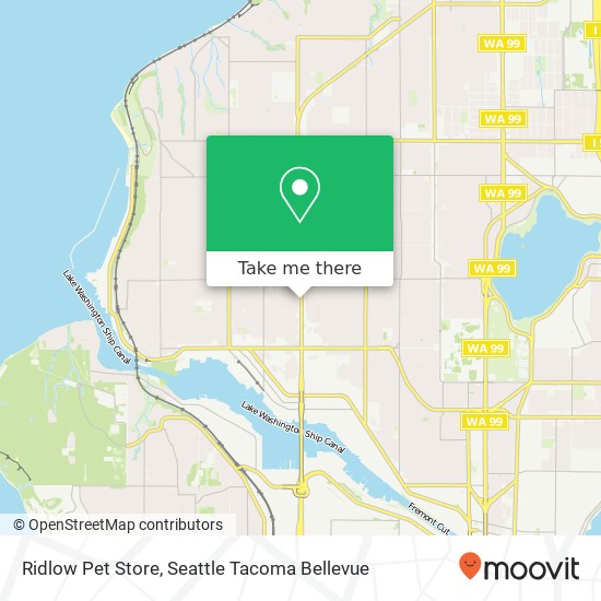 Ridlow Pet Store map