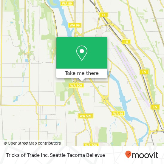 Mapa de Tricks of Trade Inc