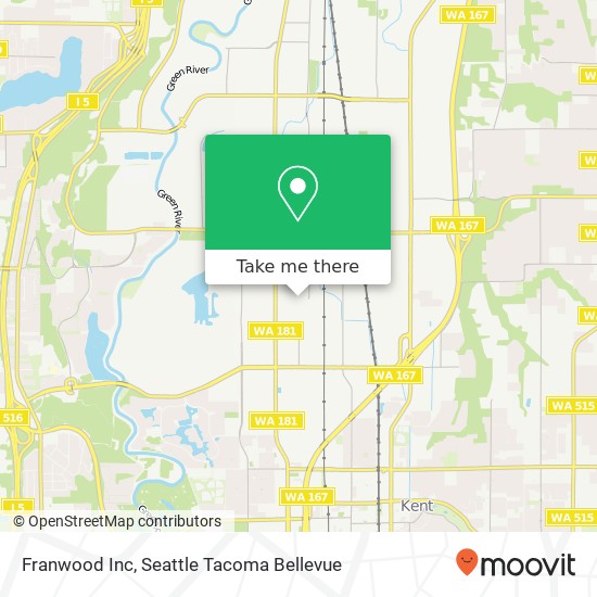 Franwood Inc map