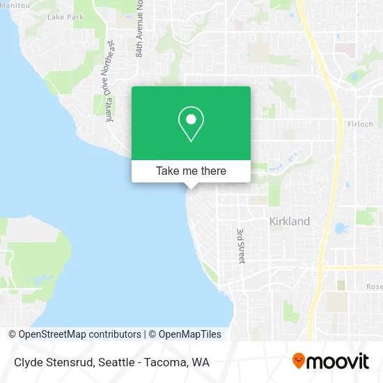 Clyde Stensrud map