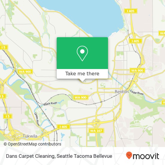 Dans Carpet Cleaning map