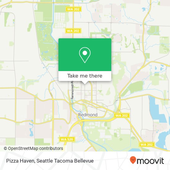 Pizza Haven map