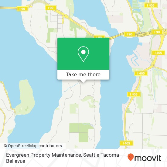 Evergreen Property Maintenance map