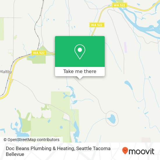 Mapa de Doc Beans Plumbing & Heating