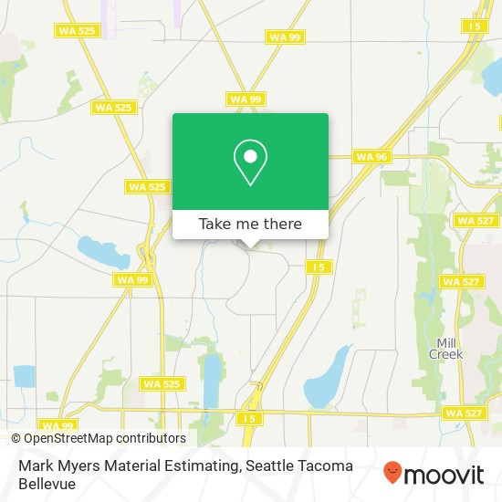 Mark Myers Material Estimating map