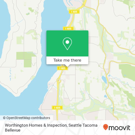 Worthington Homes & Inspection map