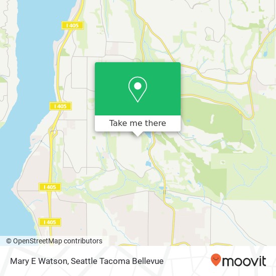 Mapa de Mary E Watson