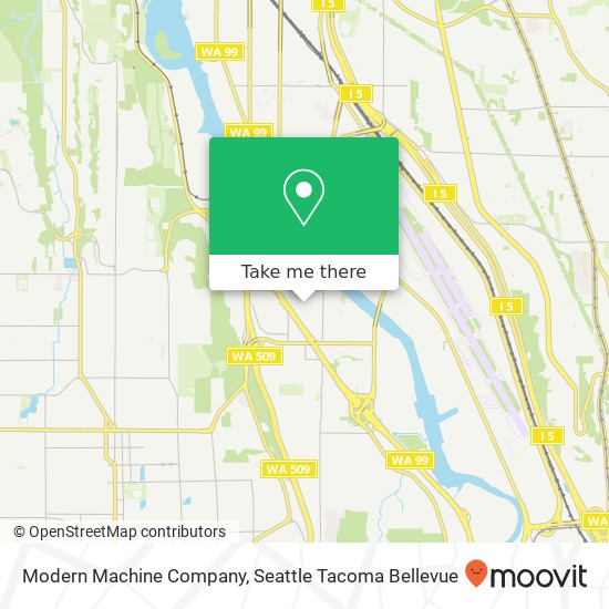 Modern Machine Company map