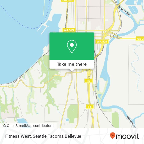 Mapa de Fitness West