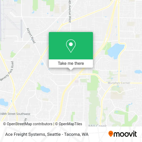 Mapa de Ace Freight Systems