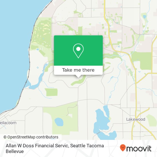 Allan W Doss Financial Servic map