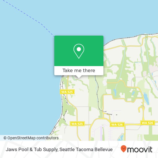 Mapa de Jaws Pool & Tub Supply