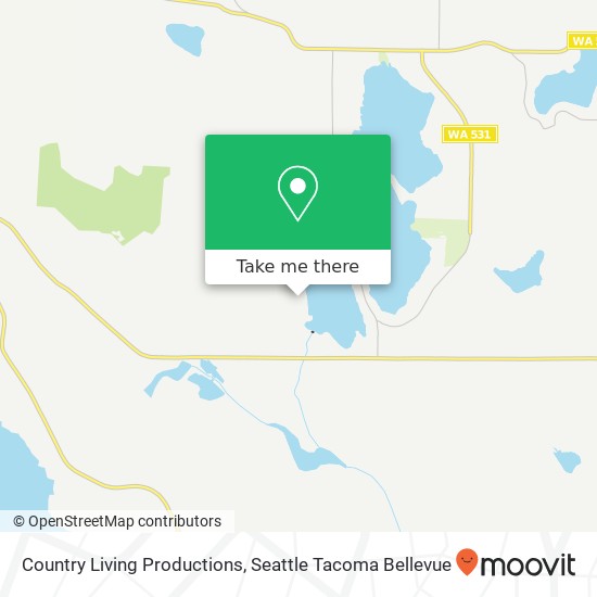 Country Living Productions map