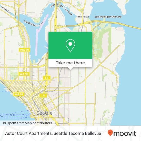 Astor Court Apartments map