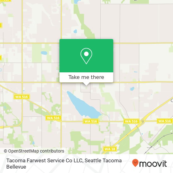 Mapa de Tacoma Farwest Service Co LLC