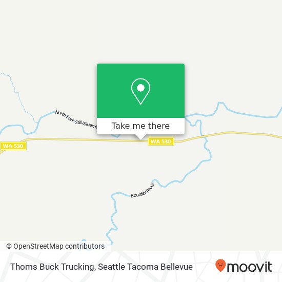 Thoms Buck Trucking map
