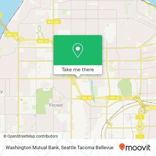 Mapa de Washington Mutual Bank