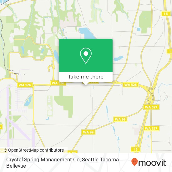 Mapa de Crystal Spring Management Co