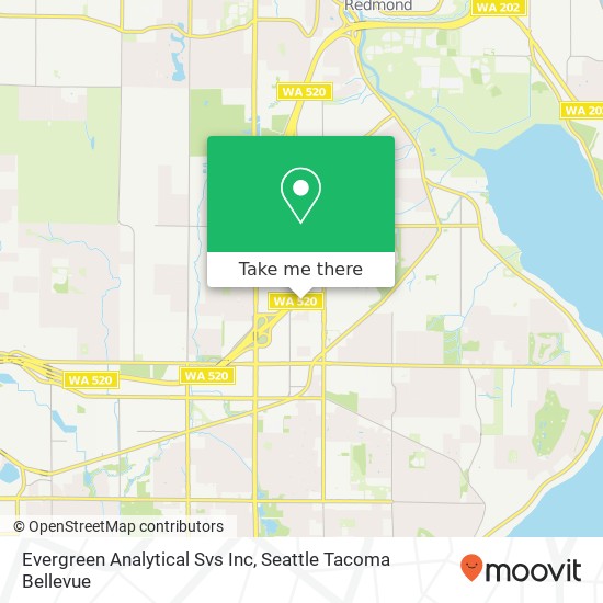 Evergreen Analytical Svs Inc map