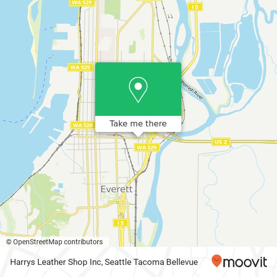 Harrys Leather Shop Inc map