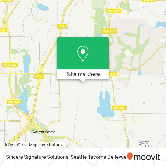 Sincere Signature Solutions map