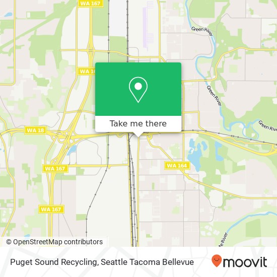 Puget Sound Recycling map