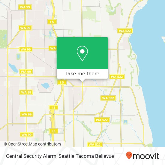 Central Security Alarm map