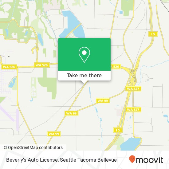 Beverly's Auto License map