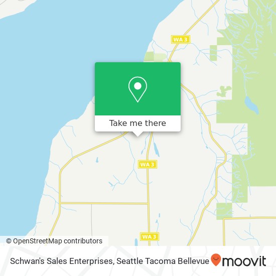 Schwan's Sales Enterprises map
