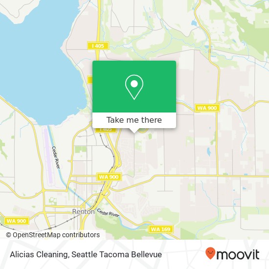 Alicias Cleaning map