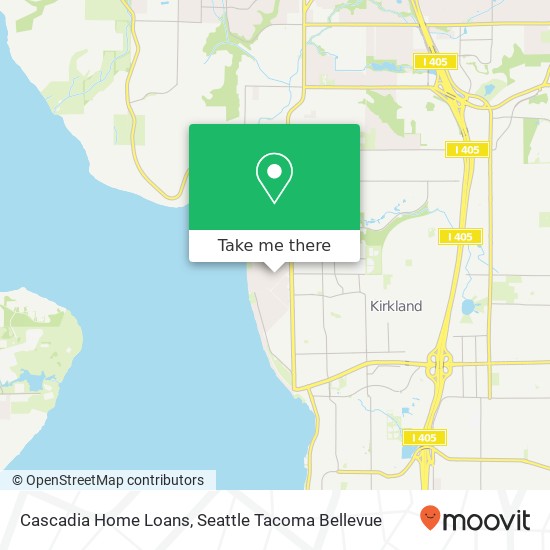 Cascadia Home Loans map
