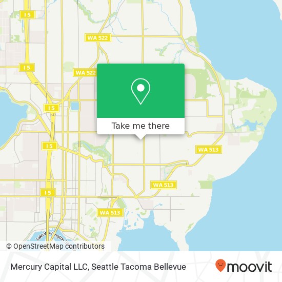 Mapa de Mercury Capital LLC