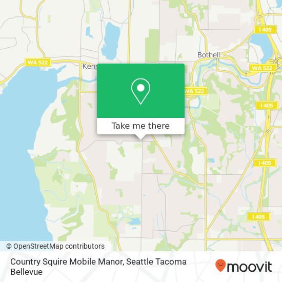 Country Squire Mobile Manor map