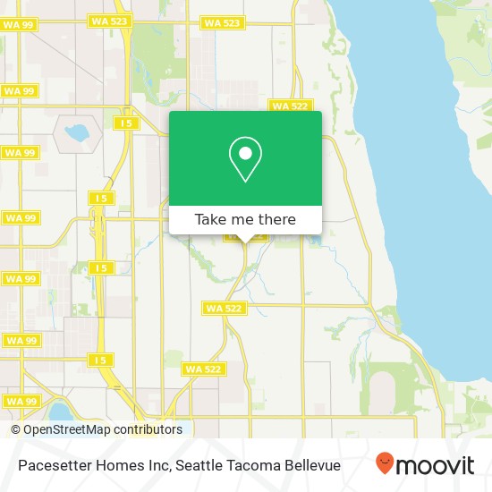 Mapa de Pacesetter Homes Inc