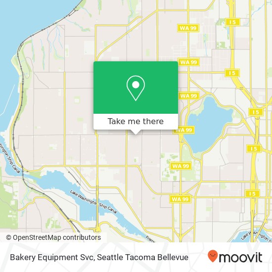 Bakery Equipment Svc map