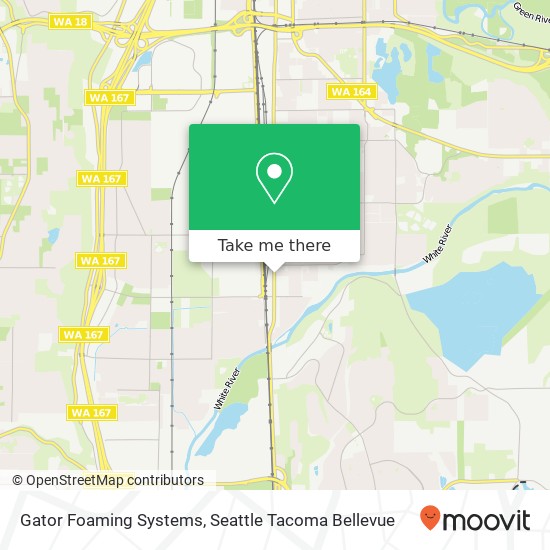 Gator Foaming Systems map