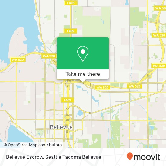 Mapa de Bellevue Escrow