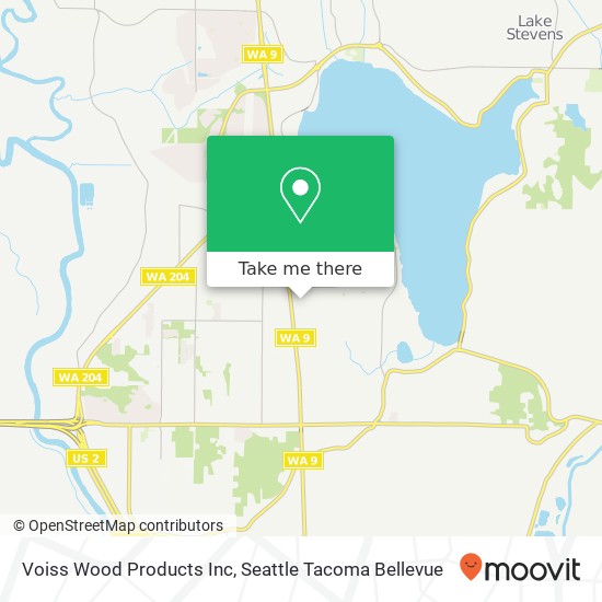 Voiss Wood Products Inc map