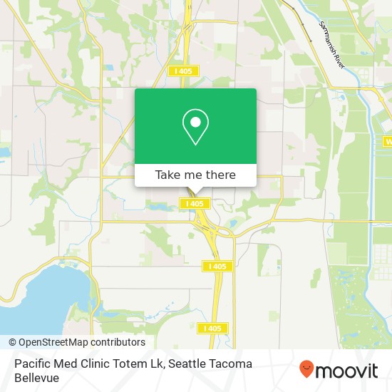 Pacific Med Clinic Totem Lk map