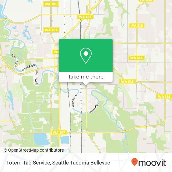 Totem Tab Service map