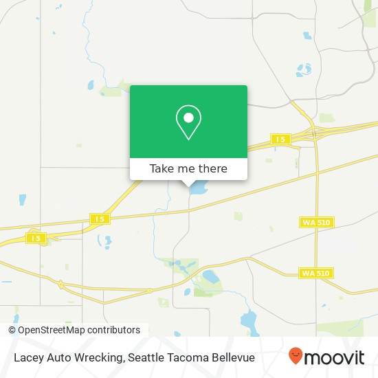 Lacey Auto Wrecking map