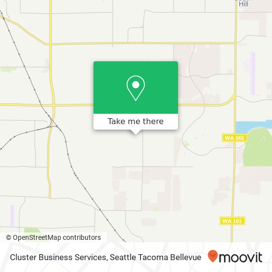 Cluster Business Services map