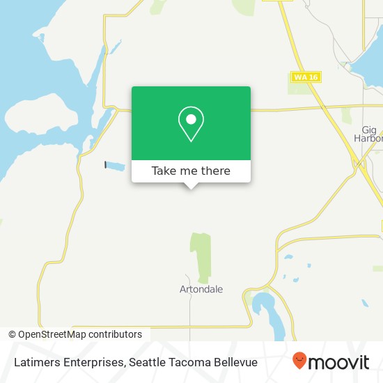 Mapa de Latimers Enterprises